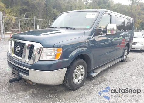 2013 Nissan Nv Passenger Nv3500 Hd Sv V8 z USA, uszkodzony, nr VIN 5BZAF0AA7DN202479